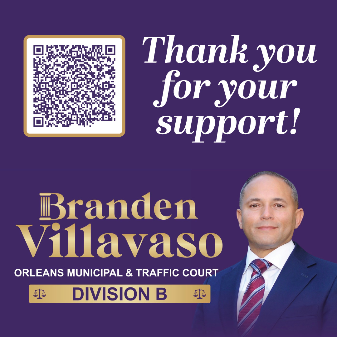 Scan to donate to Committee to Elect Branden J. Villavaso